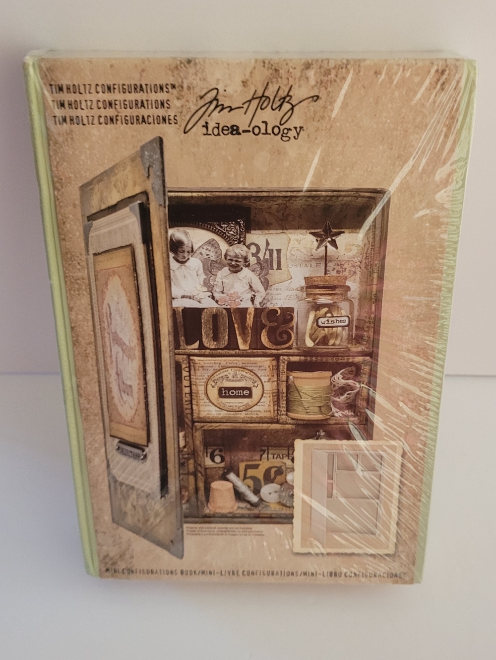 Tim Holtz Idea-ology Mini Configurations Book NIP Junk Journal Scrapbooking DIY